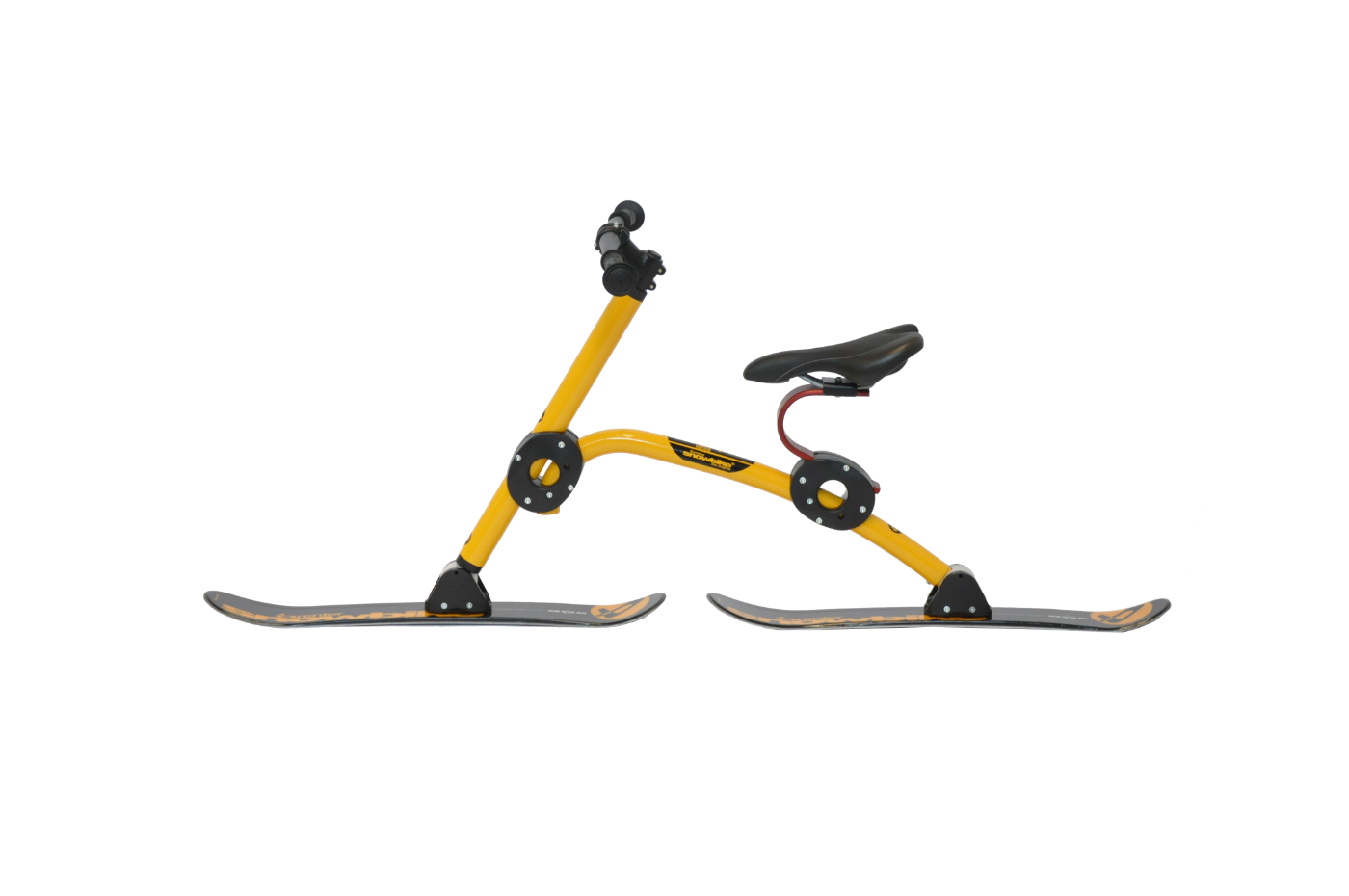 Brenter K6 Kiddy Skibike side profile showing toddler-sized compact ski bike frame