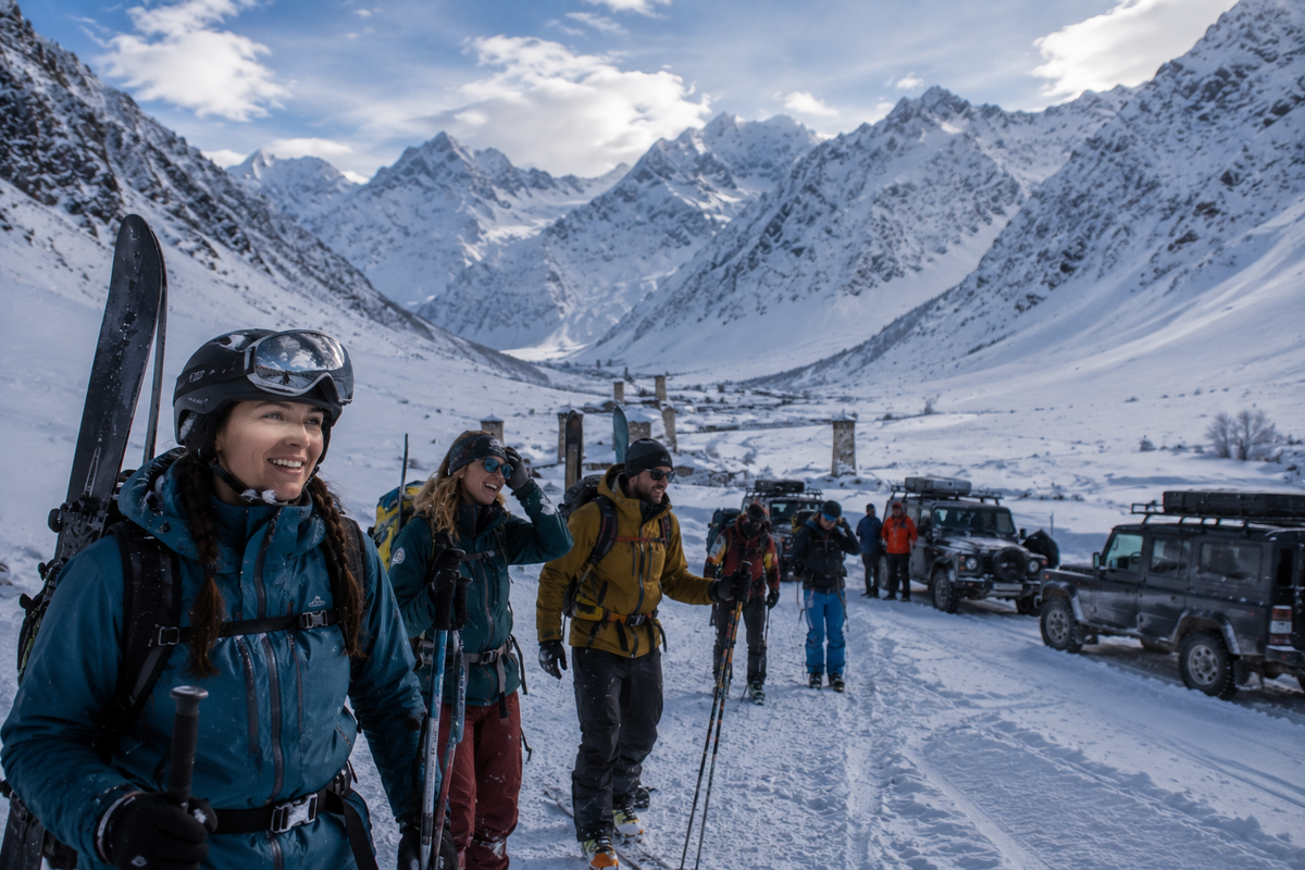 Georgia: Silk Snow — 8-Day Ski Touring Expedition in Svaneti