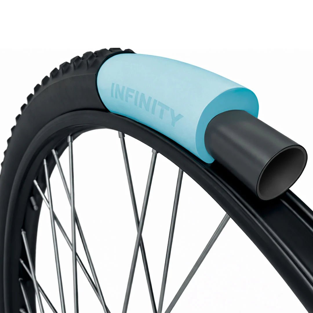 RISEMOUSSE INFINITY EVA foam tire insert installed on MTB mountain bike wheel for puncture protection