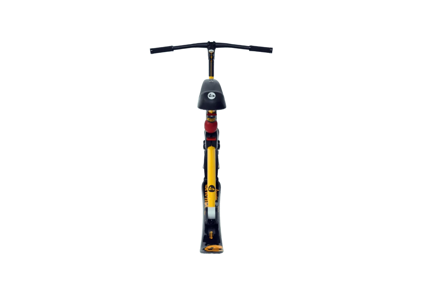 Brenter C6 Skibike binding and footrest system close-up for precise alpine snow riding
