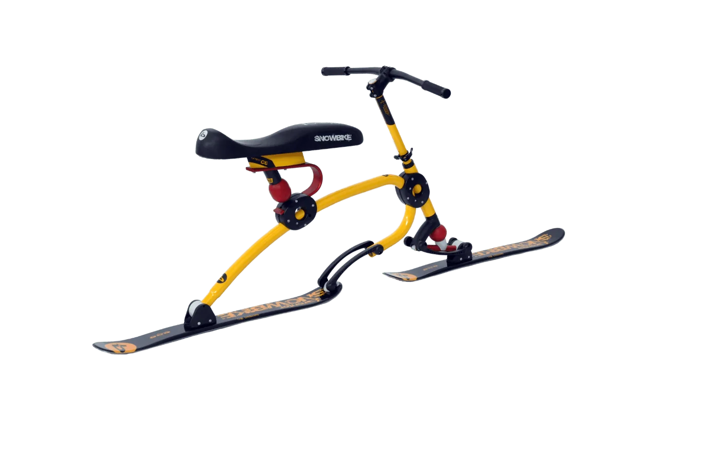 Brenter C6 Skibike rear ski and frame assembly showing quality construction detail