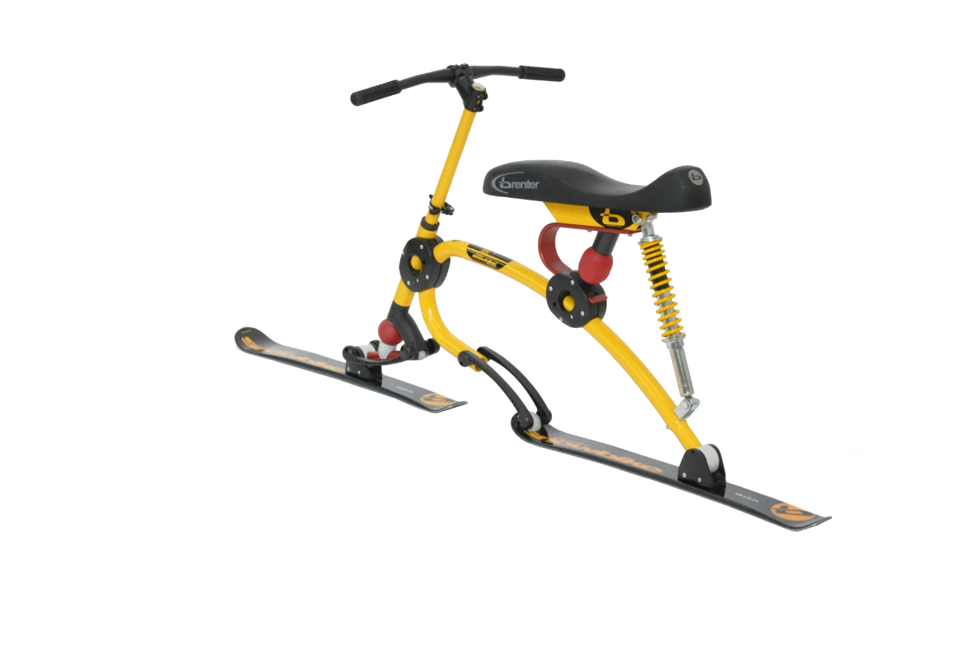 Brenter C6H Heavy Duty Skibike front assembly with robust steering and ski attachment